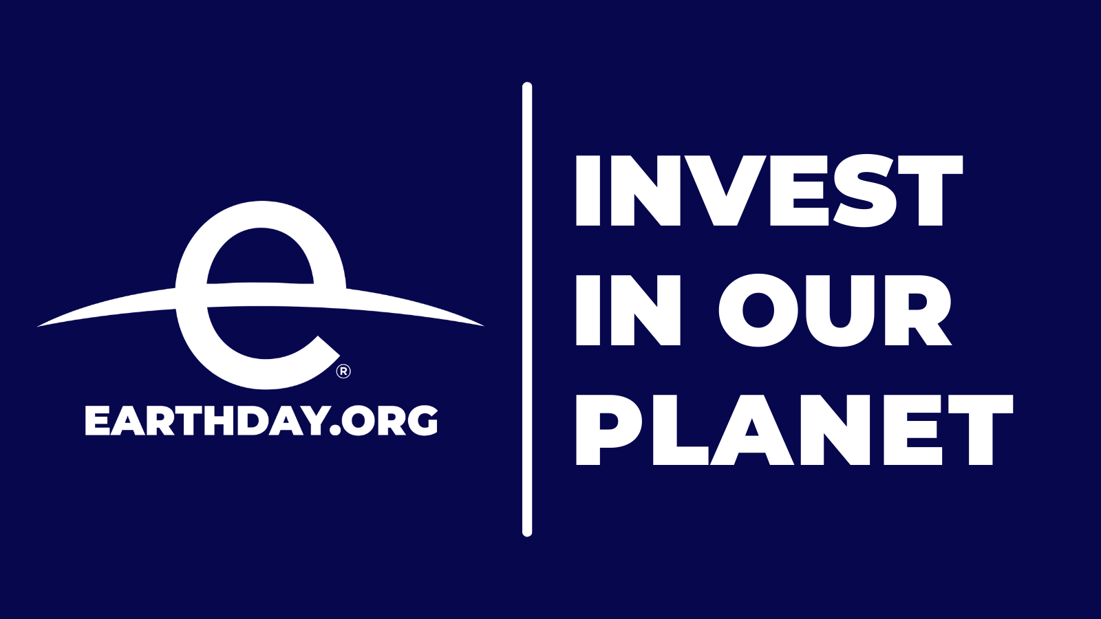 Earth Day 2023 Invest In Our Planet Logo 