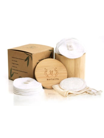 Nutrify re-useable cotton pad gift set, sustainable stocking stuffer ideas