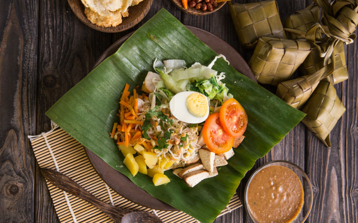 #meatfree Monday: Indonesian Gado Gado salad recipe by Bawah Reserve, Indonesia