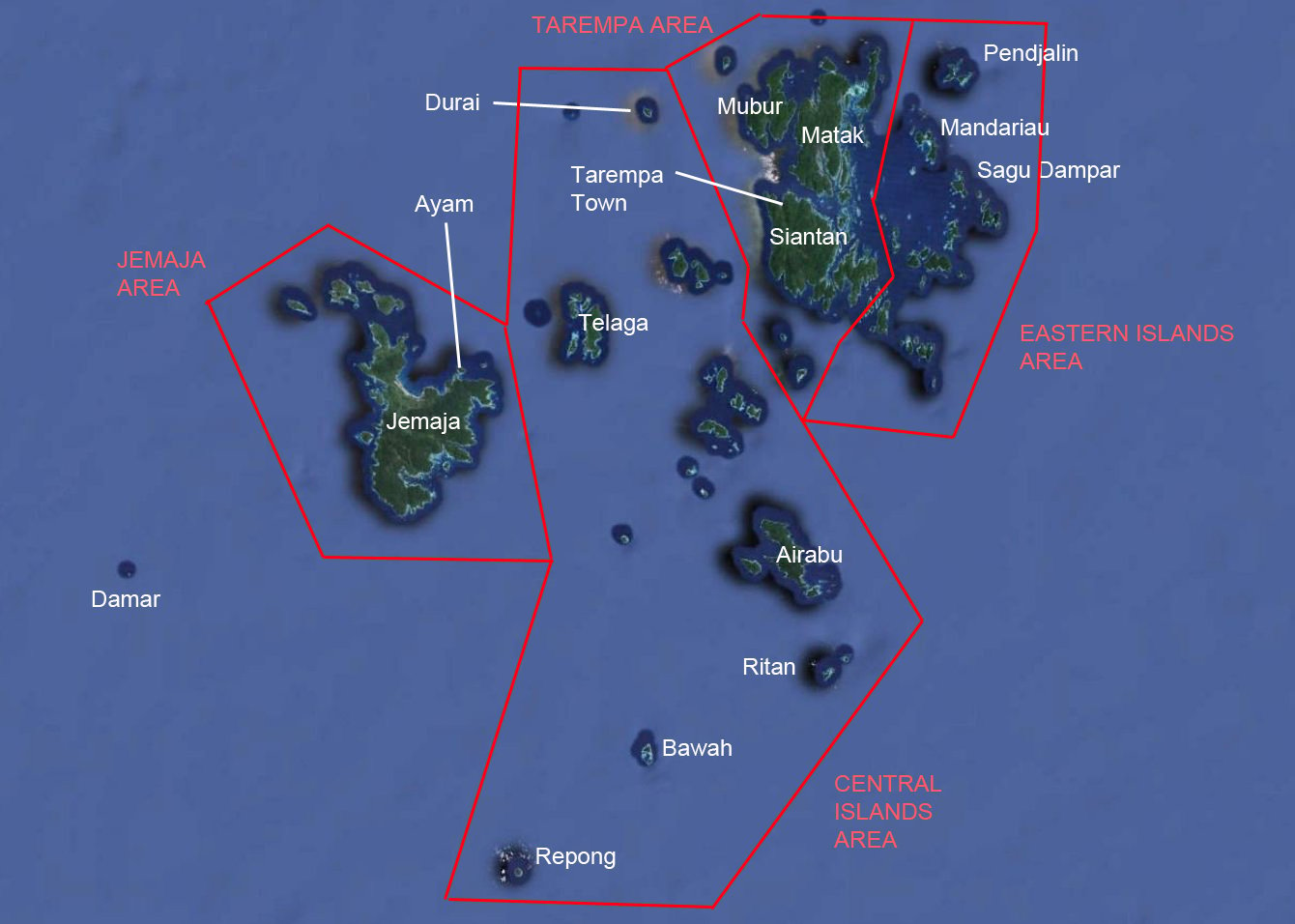 Anambas Indonesia- Map