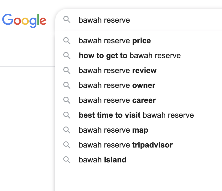 How to get to Bawah Reserve and other frequently asked questions