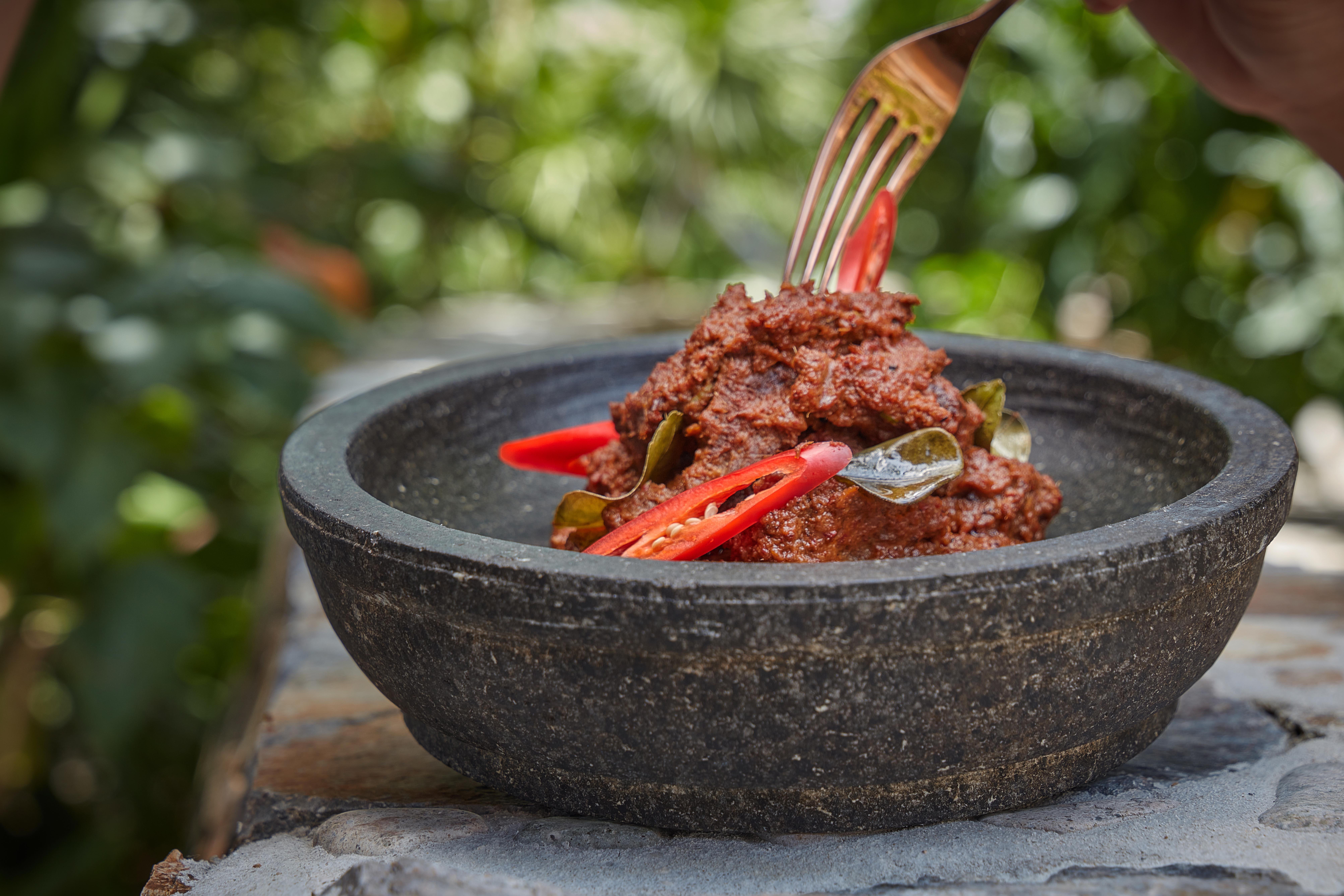 The Best Beef Rendang recipe ever! Bawah Reserve, Indonesia