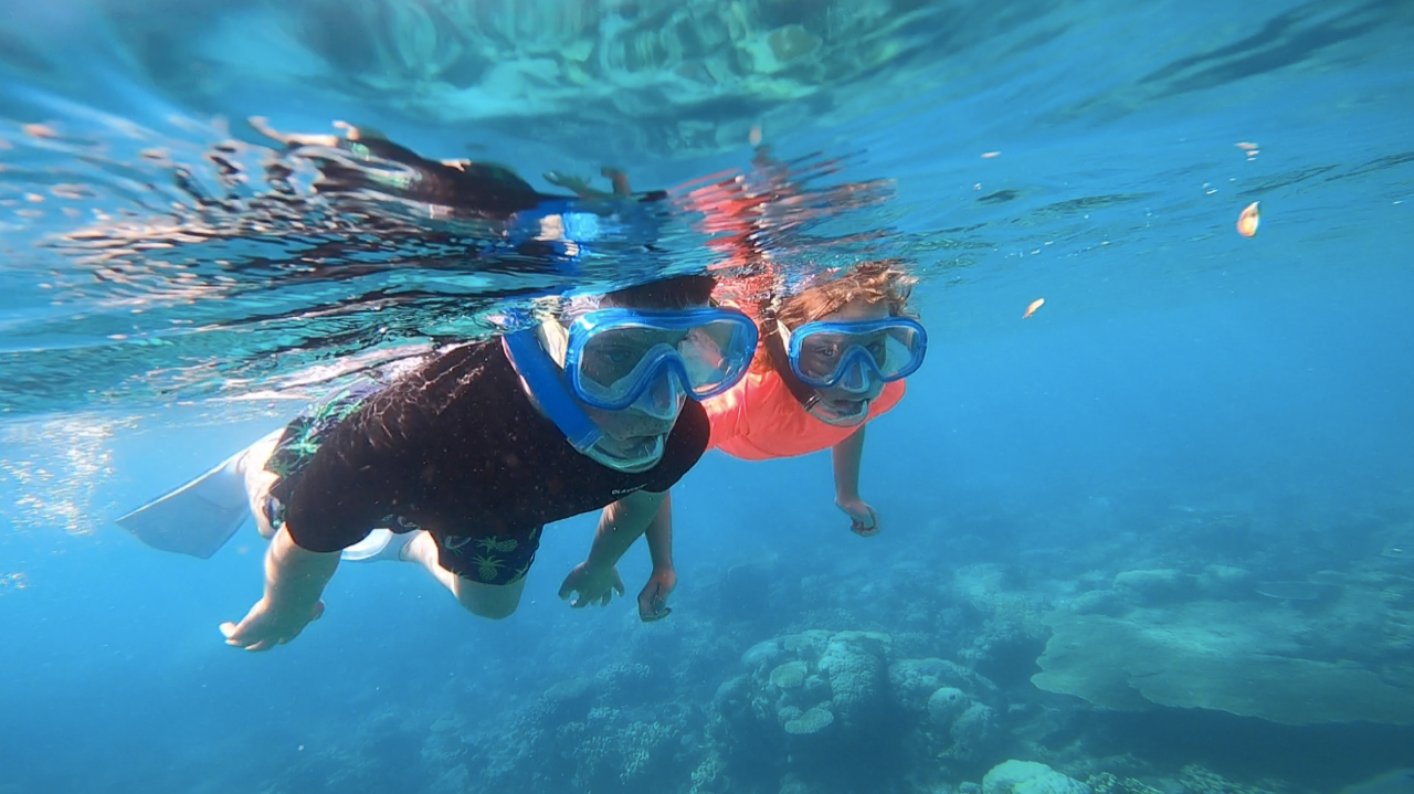 Family Fun at Bawah Reserve - snorkelling and other great activities for the kids and grown ups! 